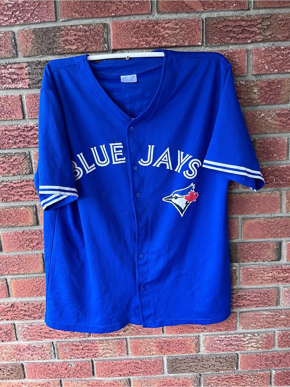 Toronto Blue Jays Bautista #19 Baseball men’s Jersey Sz XL
